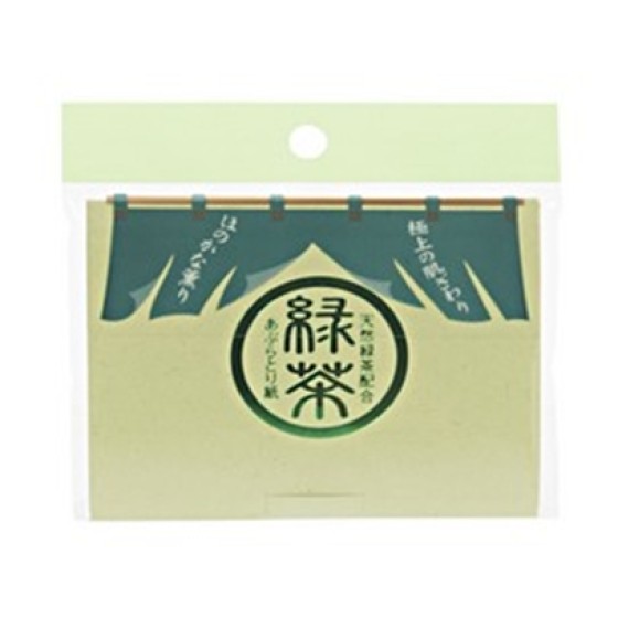 Komecho 日本制天然綠茶面油紙 100片裝