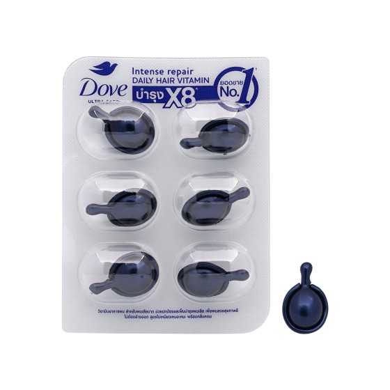 Dove 強效修護護髮精油膠囊 1毫升×6粒